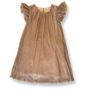 Koton Kids Rose Gold Shimmer Dress - 9-10 youth